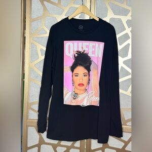 Tejano Queen Selena Quintanilla graphic long sleeve Shirt